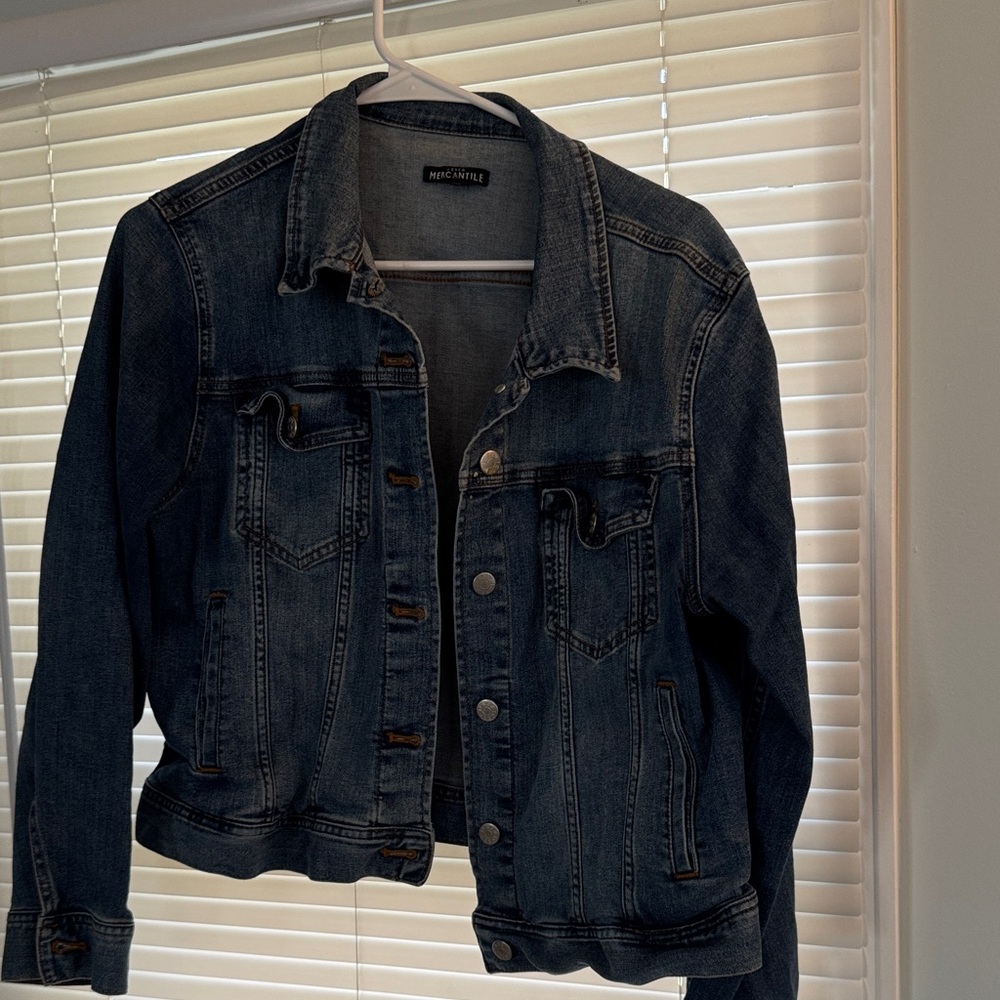 J. Crew Dark Blue Denim Jean Jacket